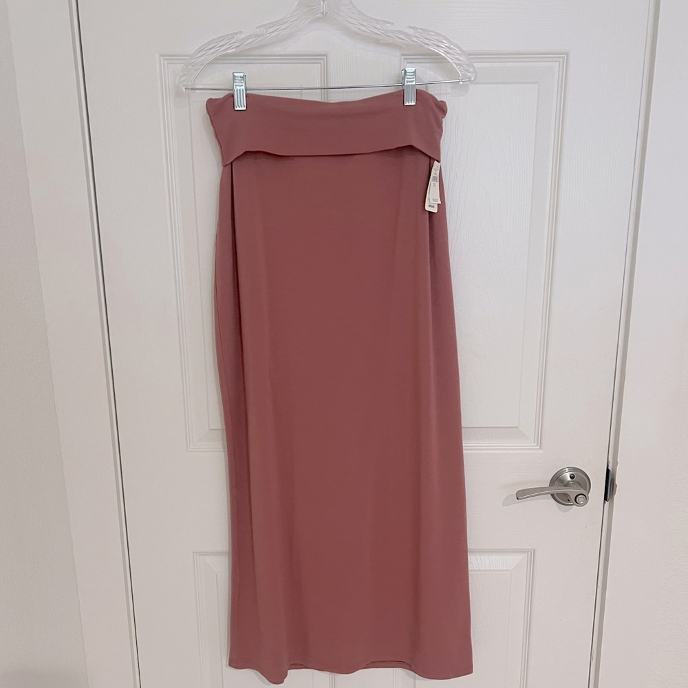 Aerie Chill Up Foldover Maxi Skirt size medium